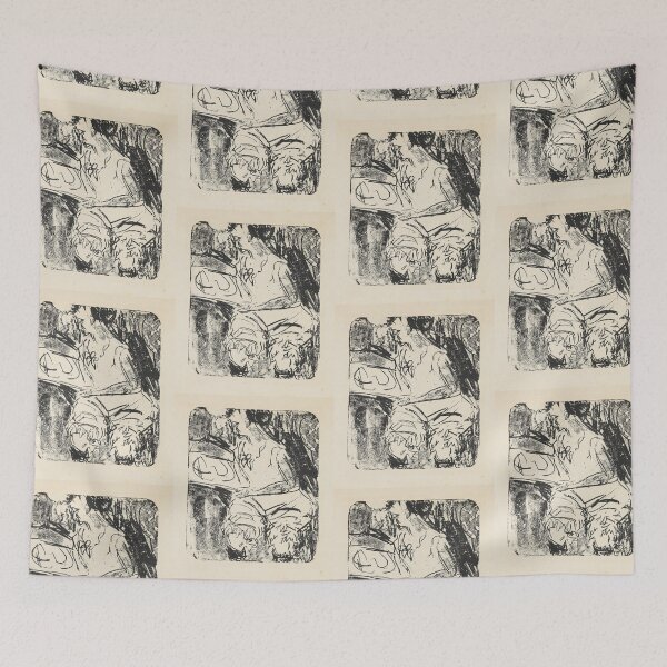 Item preview, Ernst Ludwig Kirchner Graphik besehendes Mädchen (1907) designed and sold by TeeARTHY.
