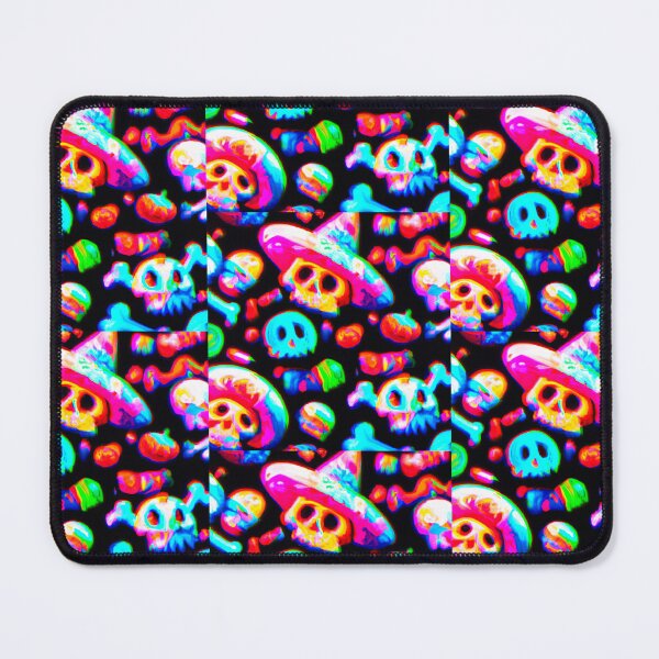 Item preview, neon skull pattern designed and sold by Bakesales.