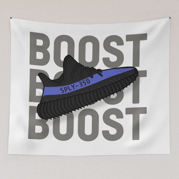 Item preview, BOOST Yeezy 350 V2  | Dazzling Blue designed and sold by Alex Law.