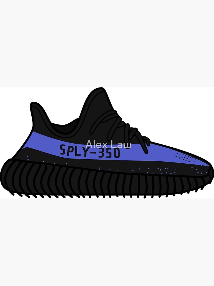 Yeezy Boost 350 V2 | Dazzling Blue Poster for Sale by Alex Law | Redbubble