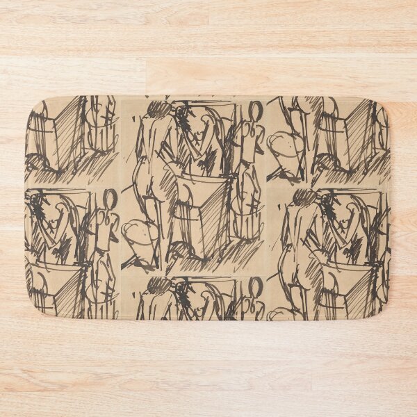Item preview, Ernst Ludwig Kirchner Nude with a Mirror, Standing Before a Washstand designed and sold by TeeARTHY.