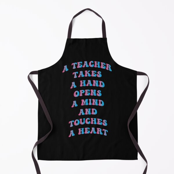 Item preview, Teacher takes a hand, opens a mind and touches a heart designed and sold by PufnicaDesign.
