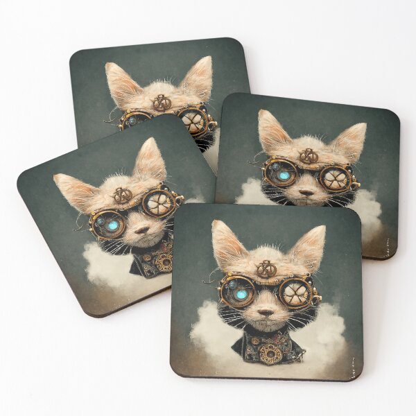 Item preview, Victorian Steampunk Cat Dieselpunk designed and sold by CoyoteStudio.