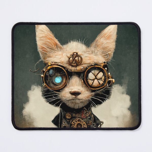 Item preview, Victorian Steampunk Cat Dieselpunk designed and sold by CoyoteStudio.