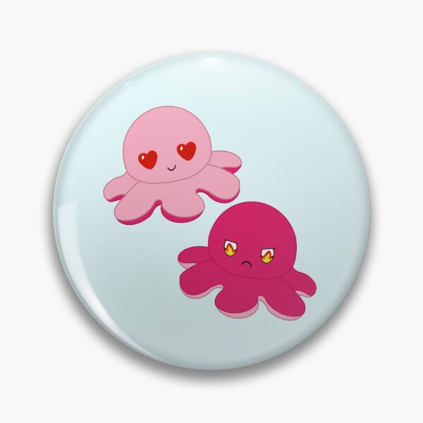 Item preview, Moody Reversible Octopus Duo in Pink designed and sold by ShopBabyFace.