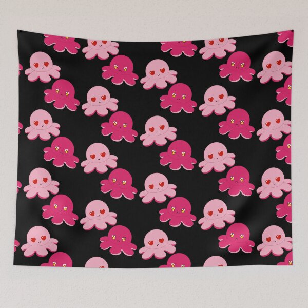 Item preview, Moody Reversible Octopus Duo in Pink designed and sold by ShopBabyFace.