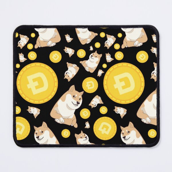 Item preview, Doge Coin Crypto Currency Doge Meme Cute Shiba Inu Dog Pattern  designed and sold by MillennialMemer.