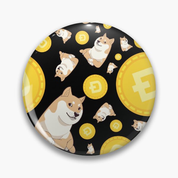 Item preview, Doge Coin Crypto Currency Doge Meme Cute Shiba Inu Dog Pattern  designed and sold by MillennialMemer.