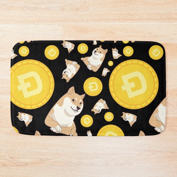 Item preview, Doge Coin Crypto Currency Doge Meme Cute Shiba Inu Dog Pattern  designed and sold by MillennialMemer.