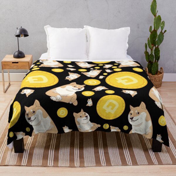 Item preview, Doge Coin Crypto Currency Doge Meme Cute Shiba Inu Dog Pattern  designed and sold by MillennialMemer.