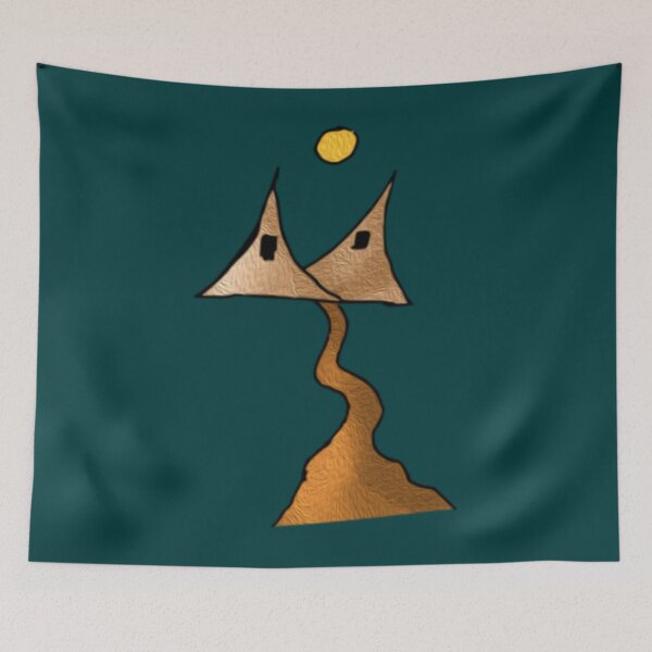Item preview, Oil paint  mountains road sun    designed and sold by kurosawasam67.