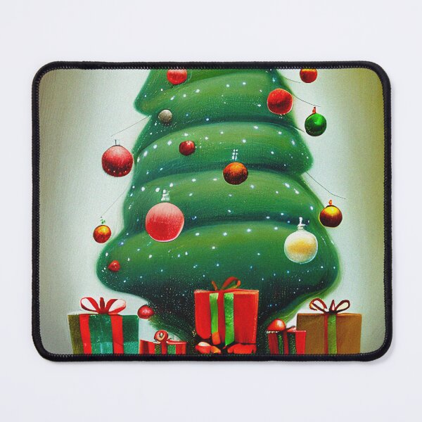 Item preview, Christmas Tree With Presents "Merry Christmas & Happy New Year"   designed and sold by nicpa-art.