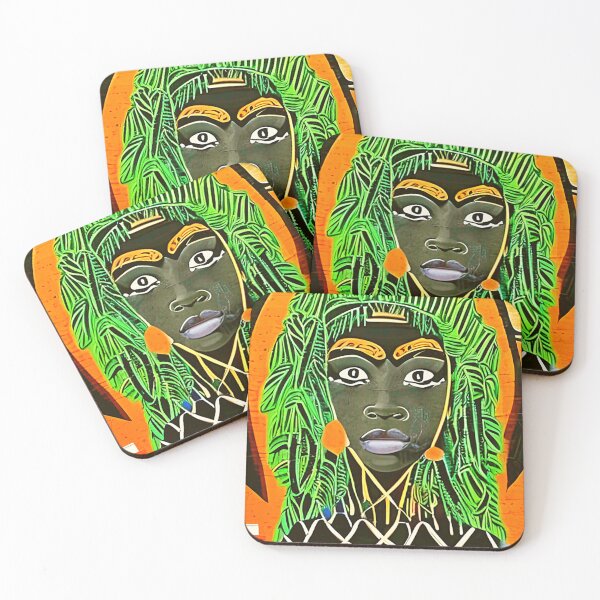 Item preview, Black Woman Earth Aura designed and sold by LoveLightGifts.