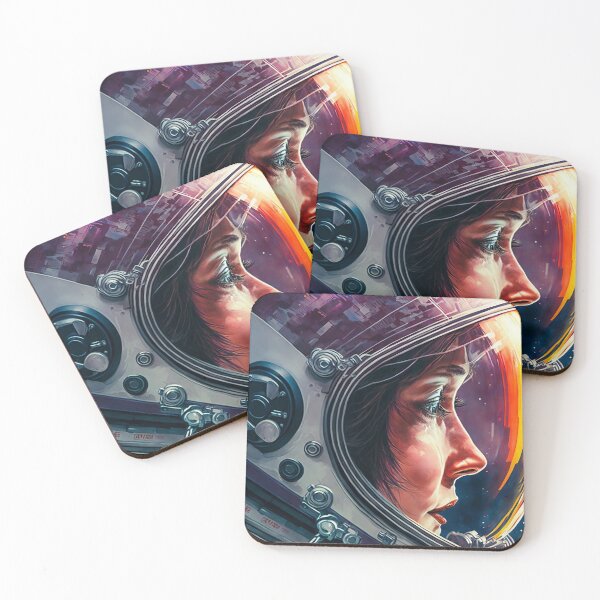 Item preview, Hyper Realistic Cosmic Lady Astronaut designed and sold by Mitch-Angelo.