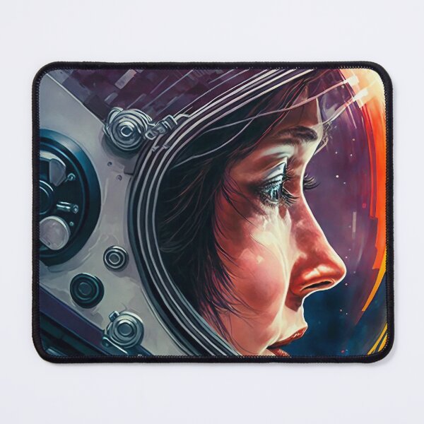 Item preview, Hyper Realistic Cosmic Lady Astronaut designed and sold by Mitch-Angelo.