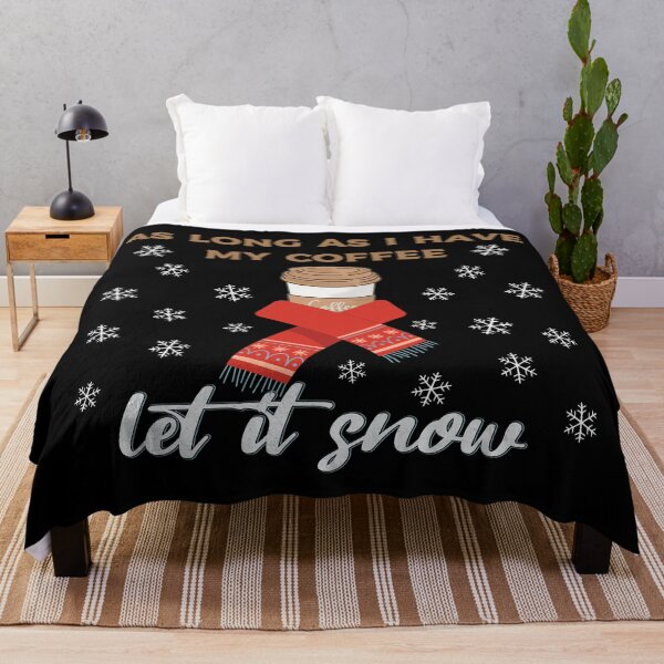 Item preview, Funny Christmas Coffee Quotes Gifts for snow and coffee lovers - Christmas Coffee designed and sold by Alice-Elgawi.