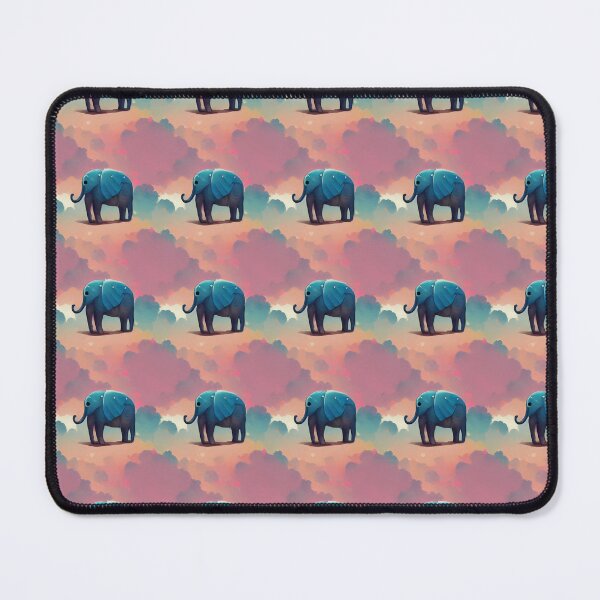 Item preview, Cute elephants amongst clouds designed and sold by DizPix.