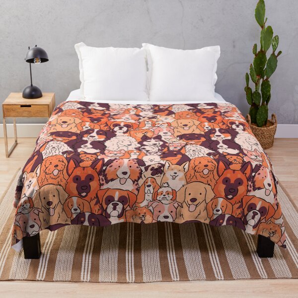 Item preview, Dogs breeds illustration pattern- top 30 dog breeds cute pink version  designed and sold by Yarafantasyart.