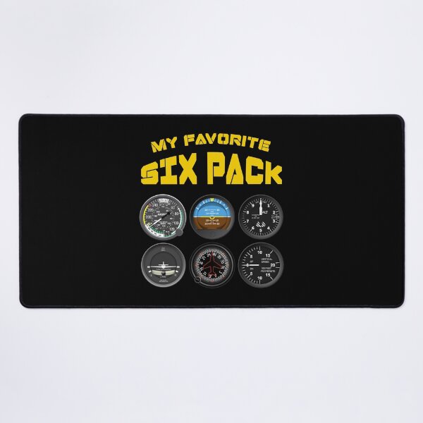 Item preview, My favorite 6 pack. Flight instruments gear, pilot gift. designed and sold by paulo silveira.