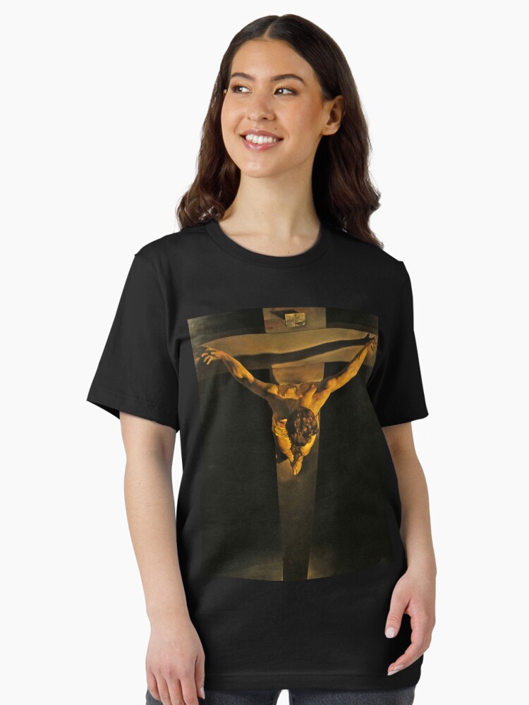 Smiling Jesus Painting Women T shirt Smiling Jesus Painting Women T shirt