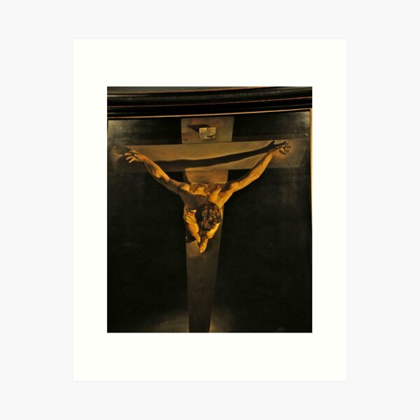 Item preview, Salvador Dali Painting Christ Of Saint John designed and sold by Teetans.