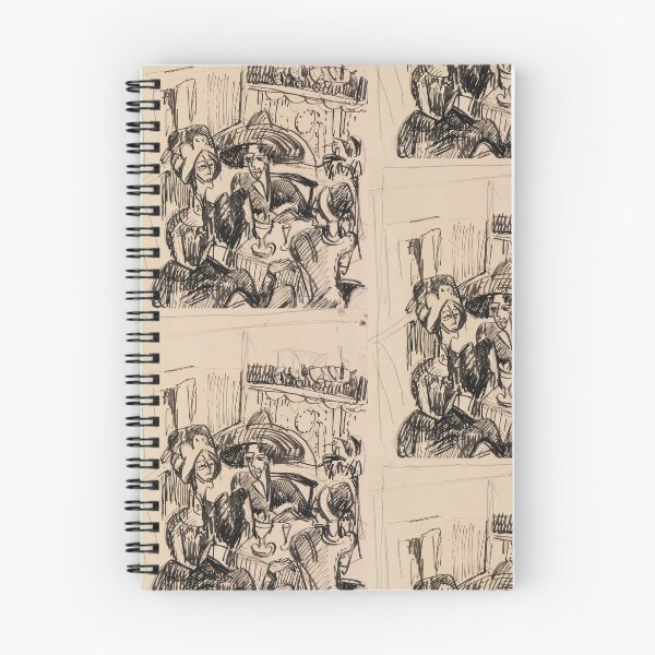 Item preview, Ernst Ludwig Kirchner  Unterhaltung im Café (Ca) designed and sold by TeeARTHY.