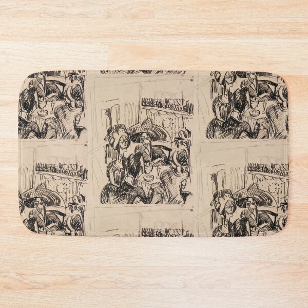 Item preview, Ernst Ludwig Kirchner  Unterhaltung im Café (Ca) designed and sold by TeeARTHY.