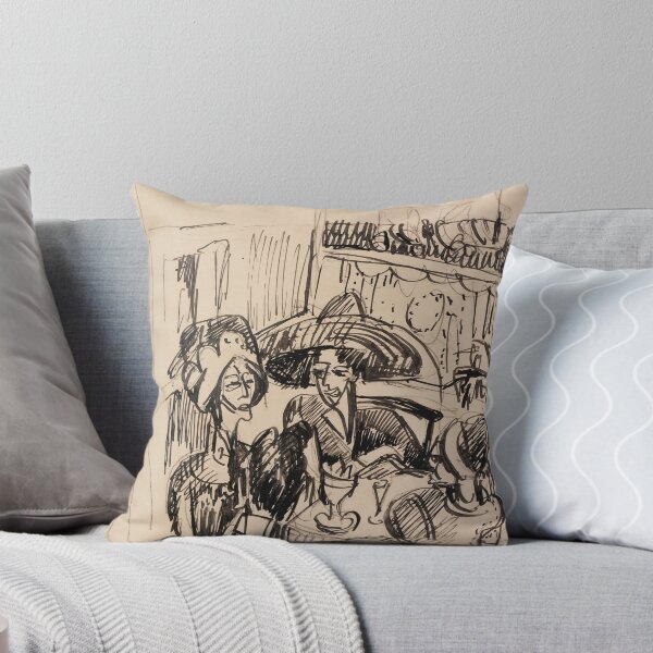 Item preview, Ernst Ludwig Kirchner  Unterhaltung im Café (Ca) designed and sold by TeeARTHY.