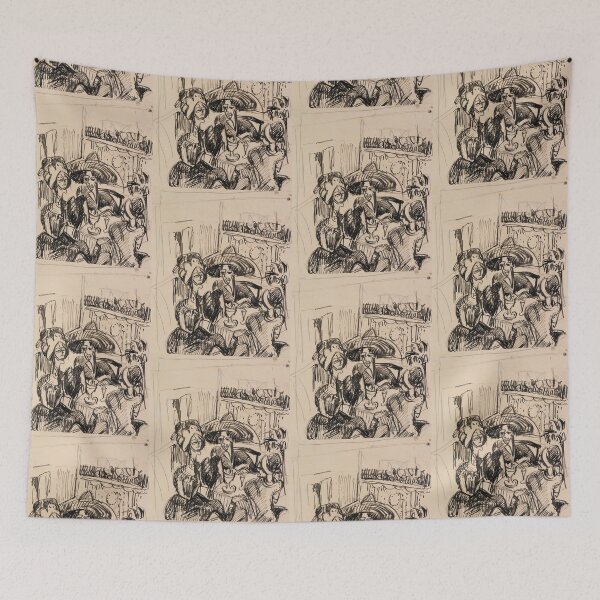 Item preview, Ernst Ludwig Kirchner  Unterhaltung im Café (Ca) designed and sold by TeeARTHY.