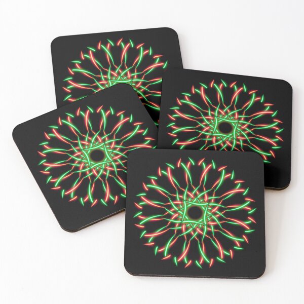 Item preview, Christmas mandala, abstract art designed and sold by Meo Design.