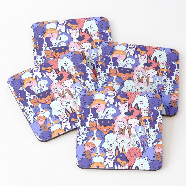 Item preview, Puppy Party - So many dogs! A cute cartoon dog breeds  designed and sold by Yarafantasyart.
