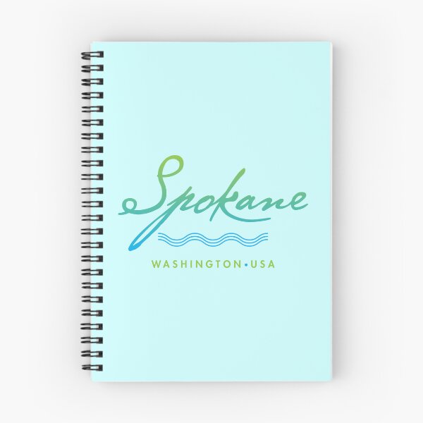 Item preview, Spokane Washington Typographic River Design designed and sold by Futurebeachbum.