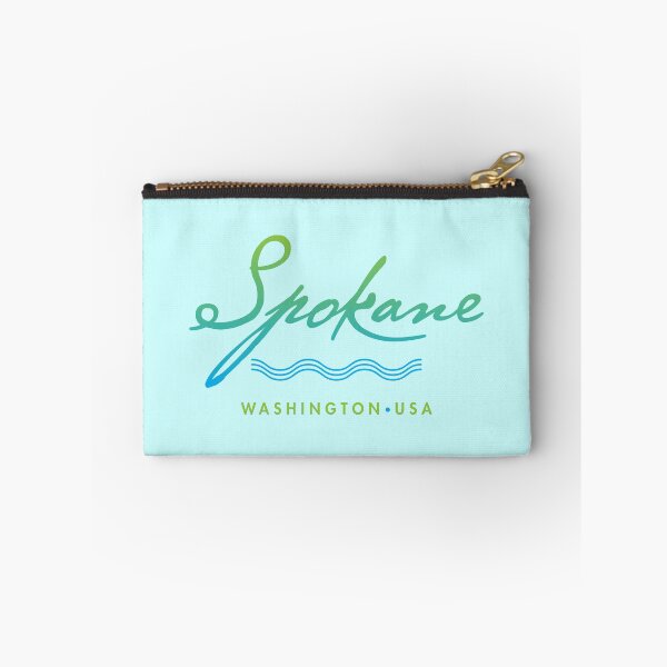 Item preview, Spokane Washington Typographic River Design designed and sold by Futurebeachbum.
