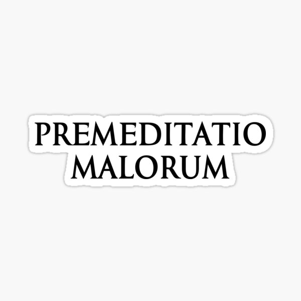 Item preview, Premeditatio Malorum Stoicism Latin Seneca designed and sold by JackCurtis1991.