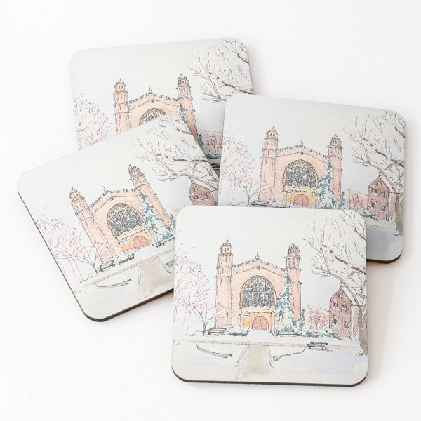 Item preview, Winter View of WashU's Graham Chapel  designed and sold by updoggallery.