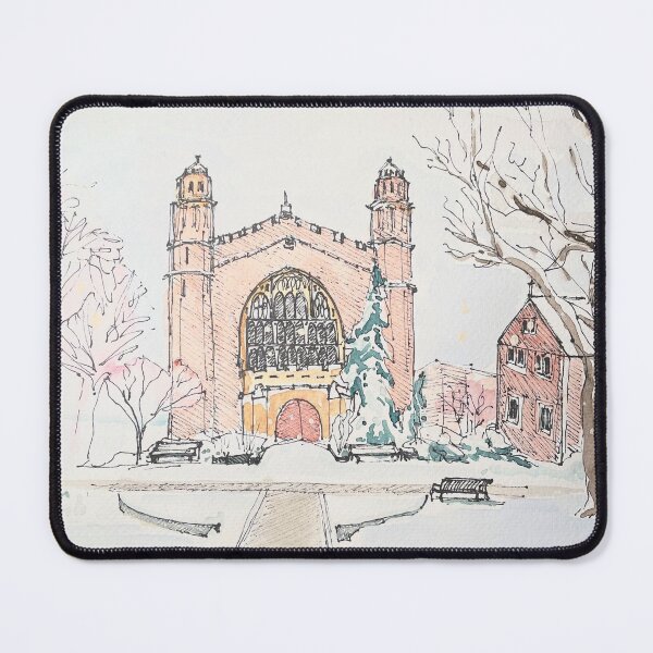 Item preview, Winter View of WashU's Graham Chapel  designed and sold by updoggallery.