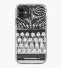Vintage Typewriter Study iPhone Case