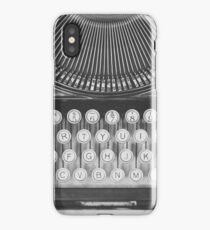 Vintage Typewriter Study iPhone Case