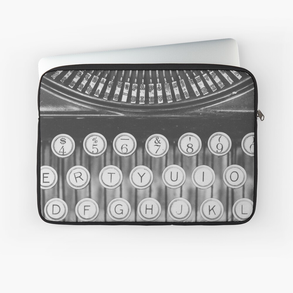 "Vintage Typewriter Study" Laptop Sleeve by riotjane Redbubble