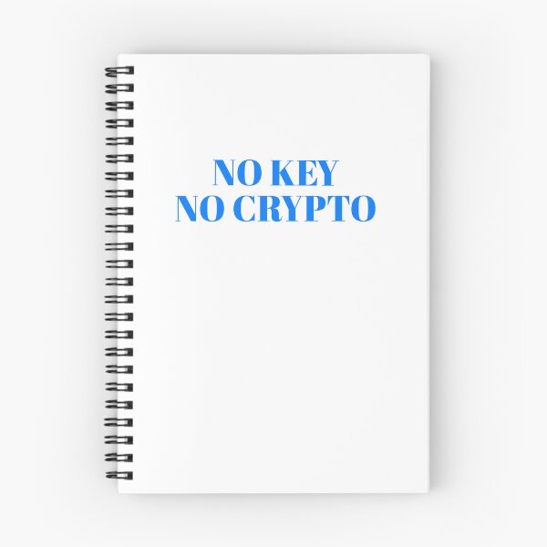 Item preview, No Key, No Crypto designed and sold by CrazeeTeez.