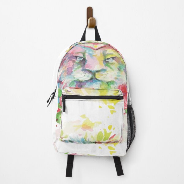 Item preview, Beautiful Lion with Flowers Splash Paint designed and sold by Shekevara.