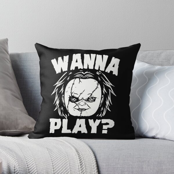 WANNA PLAY? Throw Pillow