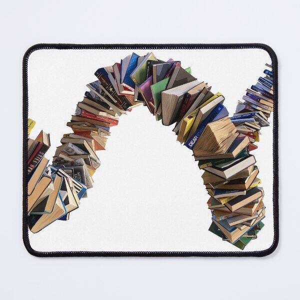 Item preview, Book Spiral on White designed and sold by Mischief and Musings.