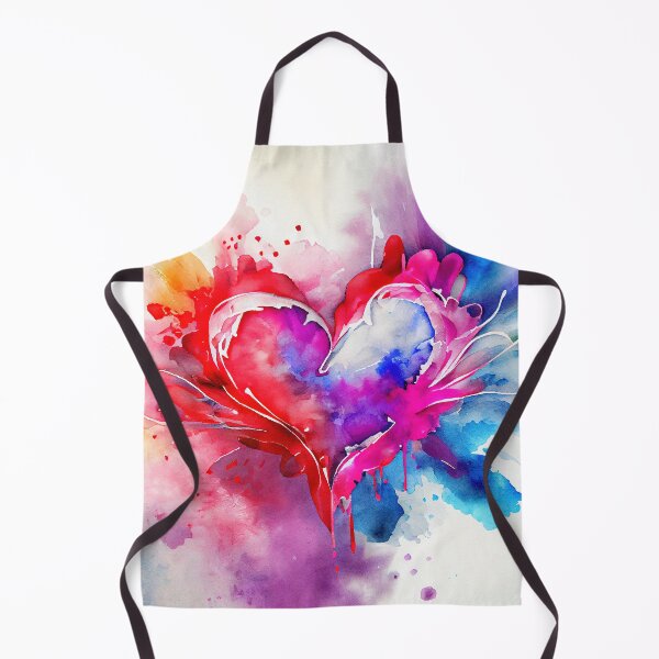 Item preview, Watercolor heart explosion designed and sold by PopCultureAI.