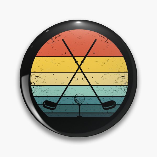 Item preview, 70s Distressed Golf Club and Ball On a Sunset designed and sold by KleverOlivier.
