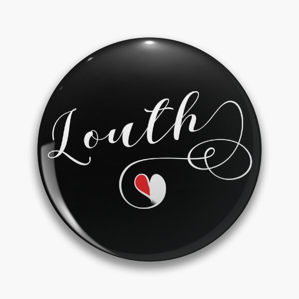 Item preview, Louth County Colours Flag Heart, An Lú, Ireland, Irish designed and sold by Celticana.