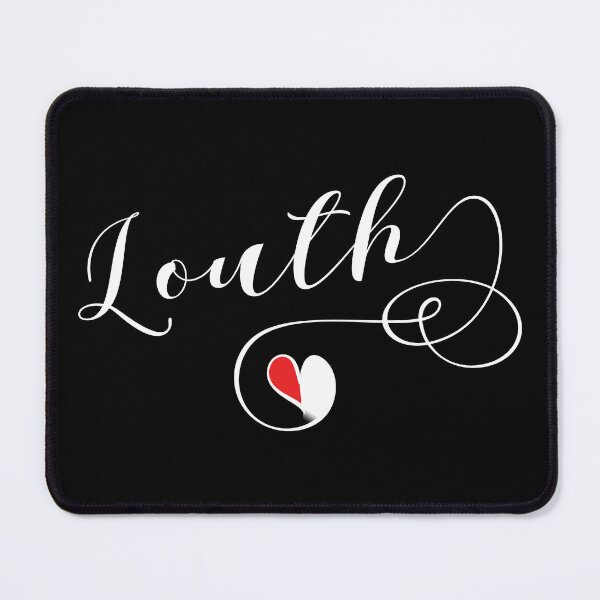Item preview, Louth County Colours Flag Heart, An Lú, Ireland, Irish designed and sold by Celticana.