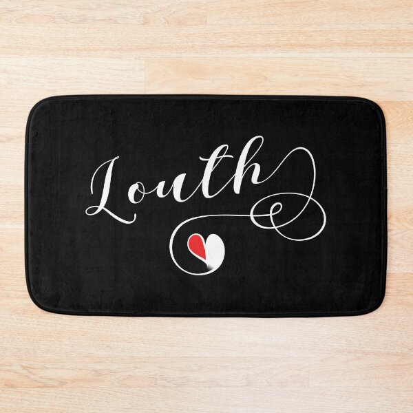 Item preview, Louth County Colours Flag Heart, An Lú, Ireland, Irish designed and sold by Celticana.