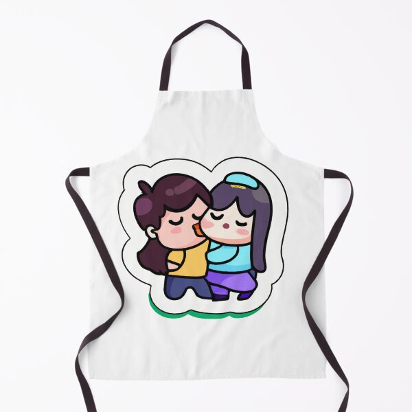 Item preview, Cute kawaii boy and girl hugging and kissing designed and sold by SweetbeStore.