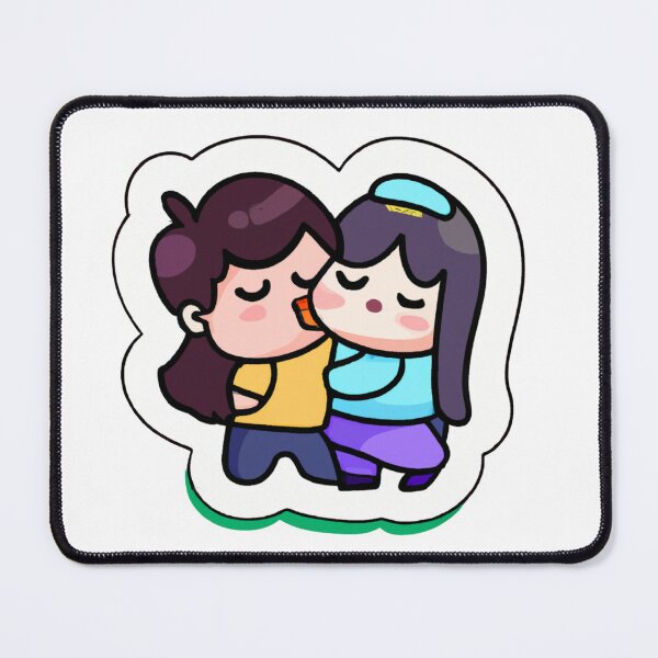 Item preview, Cute kawaii boy and girl hugging and kissing designed and sold by SweetbeStore.